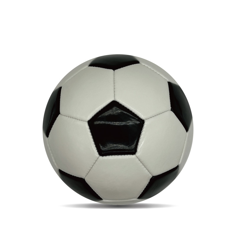 Palloni da calcio in PVC ecologici cuciti a macchina 3 per bambini