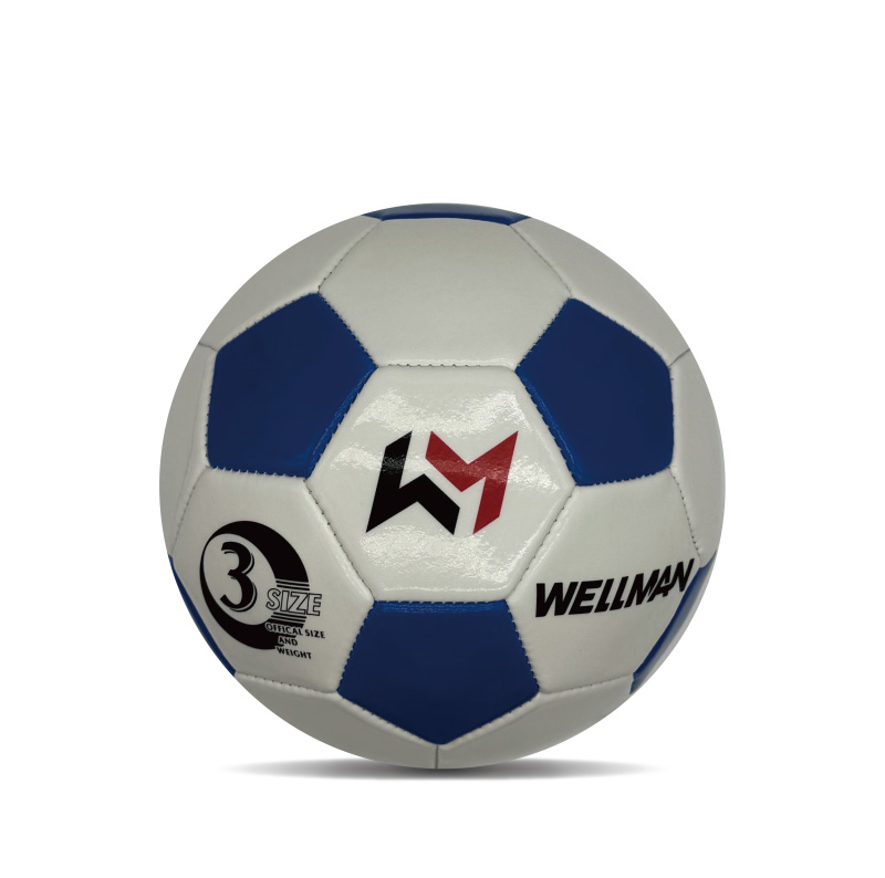 Palloni da calcio in PVC ecologici cuciti a macchina 3 per bambini