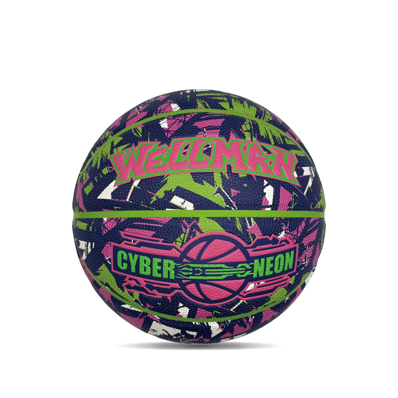 Pop personalizzato Pop cyberpunk stampato PU Sports/Gift Basketball Ball Dimensioni 7